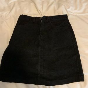 Black corduroy brandy Melville skit